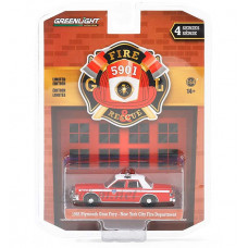 PLYMOUTH Gran Fury "New York City Fire Department"(FDNY) 1985, 1:64